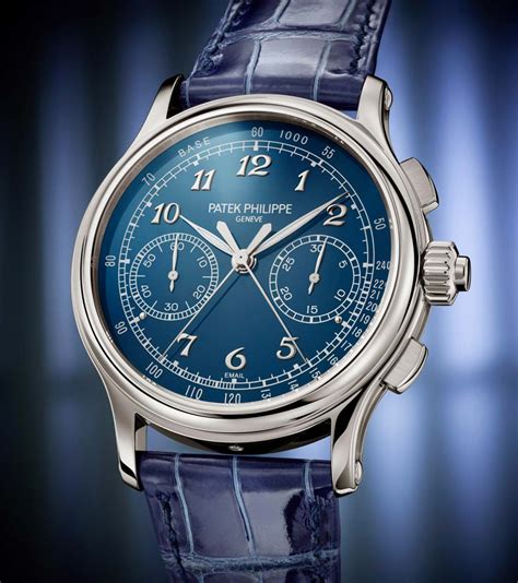 patek philippe 5370p price|Patek Philippe blue face price.